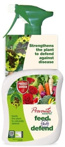 1L Organic, Fungus Feed & Defend Spray - 2in 1 - Fungus Control - Ideal Solution for Blackspot, Powdery Mildew, Rust, and Leaf Spot