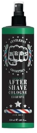 BROS - Eau de Cologne - After Shave Men - Duftwasser Rasierwasser, Erfrischt, kühlt, langanhaltender Duft, Pump-Spray - verhindert Rasurbrand und Pflegt nach der Rasur. (150ml, Exclusive)