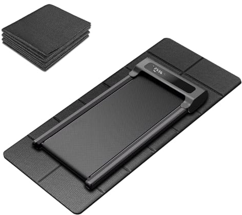 GFYYBKJ Foldable Walking Pad Treadmill Mat, Floor Protection Pad, Exercise Mat for Home Workout, Protects Floors, Noise & Vibration Reduction, Non-Slip, Anti-Vibration | Protect Floors, Noise Reduction, Prefect For Walking Pad Treadmill For Home, Non Slip, Anti Vibration