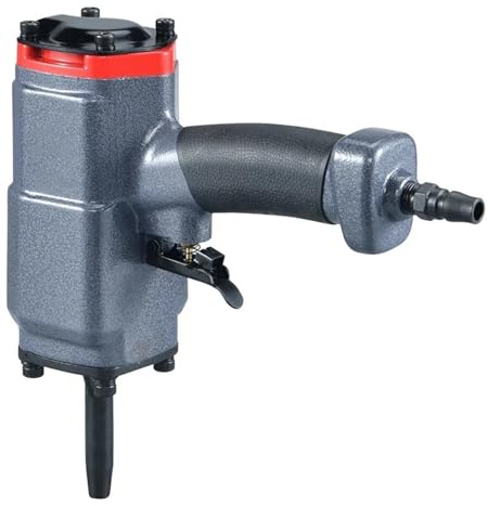 Grapadora neumática para tapicería de alta resiste Quitaclavos neumático portátil NP50 de 5,0 x 50 mm, extractor de clavos antideslizante, grapadora neumática, herramientas manuales de 0,4 a 0,7 Mpa