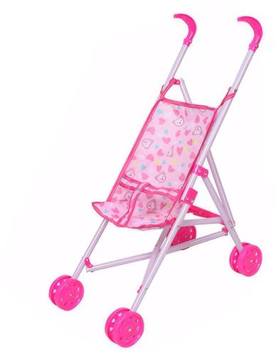 HoveeLuty Poussette pour poupée 25 x 49 x 53 cm, Pliable, avec Cadre Robuste, idéale pour Les Tout-Petits, garçons et Filles. Poussette pour poupée