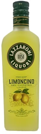 Lazzaroni Limoncino, Limoncello 70cl 32°, Liquore al Limone, Infusione di Limoni Naturali, Liquore della Tradizione Italiana, Made in Italy, Liquore in Latta