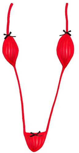 Vidpeak Hot Womens Micro Bikini Extreme See Through Lingerie String Bikini Mini Thong Monokini Swimsuits