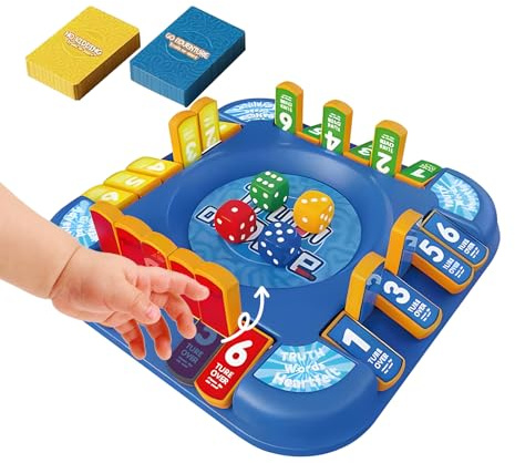 Generisch Familien Würfelspiele - Spiele Für Erwachsene | Lernspiel Für 2-6 Spieler Mit Spaß Für Kinder Freunde Bei Picknick Camping Geburtstag Feiern