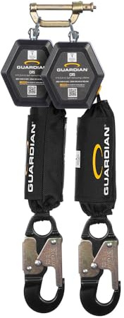 Guardian 4200076 CR5 | Dual | 11 ft | Class 1 | Web | Personal Self-Retracting Lifeline | SRL-P | Steel Snap Hooks
