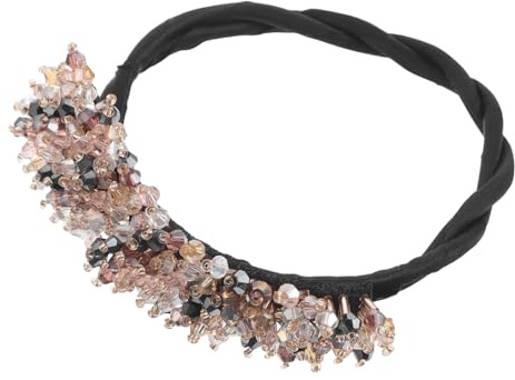 Hohopeti Rhinestone Haarknotenmacher mit Dreh clip mechanismus für Schnelles Styling Leichtes Vielseitiges Haarzubehör für Damen und Mädchen Geeignet für Haartypen und Mittellanges Haar