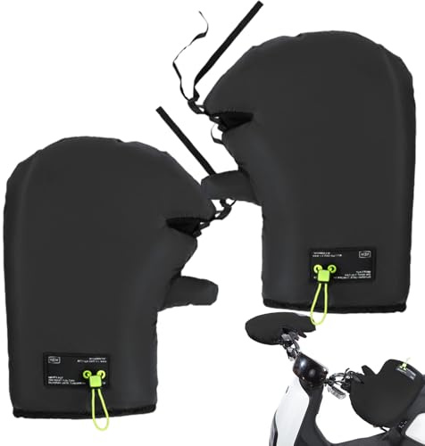 Genérico Guantes De Motocicleta para Hombre | Protección Impermeable Y Antidesgarro del Manillar,Guantes para Conducir Motocicleta | para Clima Frío Correr Montar En Bicicleta Ciclismo Esquí Invierno