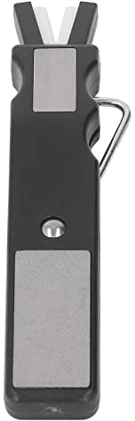 Duokon Afilador de Cuchillas para Patines de Hielo, Piedra de Afilar con Diseño de Borde Cerrado para Cuchillas de Patinaje de Velocidad y Cuchillos para Exteriores