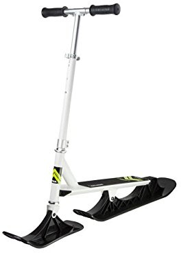 Stiga Unisex Jugend Snow Kick Free Kinderscooter, Weiß/Schwarz, Einheitsgröße