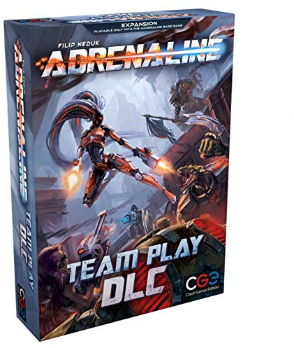 CGE Adrenaline: Team Play DLC Board Game Expansion | English, 12+ Years, 2-6 Players, Strategy, FPS