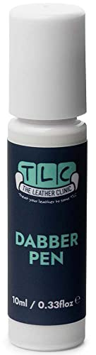 The Leather Clinic Stylo de retouche pour cuir et vinyle - 10 ml - Stylo de retouche anti-rayures et anti-rayures pour canapés, sièges de voiture, chaussures, sacs - Restauration de petites surfaces