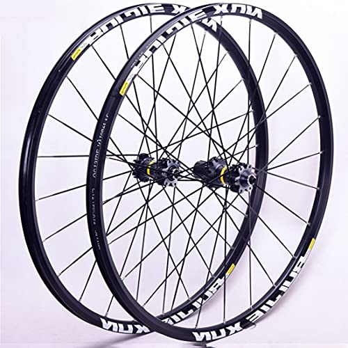 Generic 26/27,5/29 Mountainbike-Laufradsätze, Carbon-Nabe, MTB-Räder, Schnellspanner, Scheibenbremsen, 24-Stunden-Low-Resistant-Flachspeichen, abgedichtete Lager, Bi