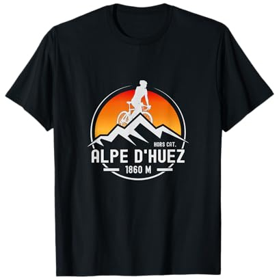 Alpe D'Huez Cyclisme Vélo Souvenir T-Shirt