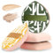 Éponge de maquillage coréenne pour fond de teint, anti-cernes et poudre en forme de larme - Coussin de maquillage - Éponge pour liquide, crème et poudre (lot de 4, grande taille)