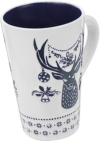 HEMOTON Weihnachtskeramiktasse Cartoon-design Tasse Mit Weihnachtsmotiven Keramikmüslibecher Wasserbecher Für Weihnachten Partydeko Geschenkidee