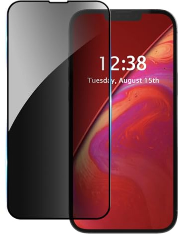 AKABEILA [1 Pack Privacy Screen Protector for iPhone 13 Mini 5.4 Inch Privacy Glass Full Coverage Anti Spy Tempered Glass Protective Film