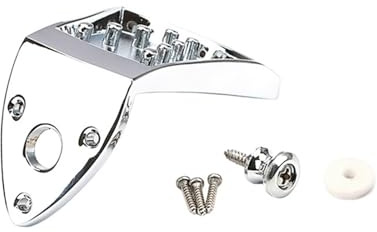 Mandoline Saitenhalter Ersatzteil für 8 Saiten Mandoline Mandoline Gitarre Saitenhalter Musikinstrument Teil mit Schrauben Mandoline Saitenhalter Brücke Ersatz