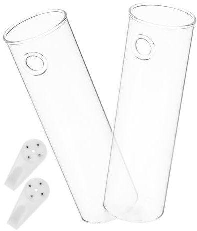 BESPORTBLE 2stücke Glas Wandvase Zum Hängen Für Blumen Anzuchttöpfe Wandmontage Blumenvase Hydrokultur Wandvasen Glasvasen Blumensträuße Anlage Halter