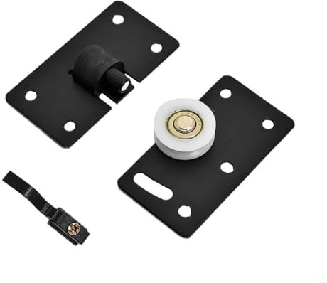 Schiebetür-Rollen-Dämpfer aus Nylon, 30 mm Möbelrolle (schwarz)