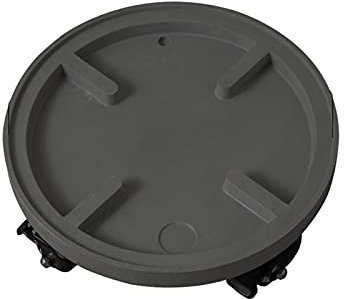 MYVVKIA Heavy Duty Plant Caddy with Wheels Rolling Plant Stand Pot Trolley Wheeled Planter Saucer Tray Coaster for Indoor Outdoor 12 Inch Garden Plant Stand Display Stand