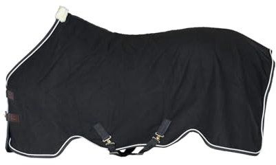 Kentucky - Abschwitzdecke vegan Wool schwarz 160-7'0