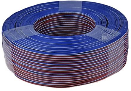 1007# 24 Doppelte parallele Kabel verzinnter Kupferdraht DIY elektronischer Draht 10 Farben können wählen