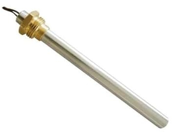 FIGEVIDA Candeletta Resistenza Accensione per Stufa a Pellet Raccordo Filettato 3/8 GAS Diametro 9,5mm 350W Lunghezza Totale 150mm