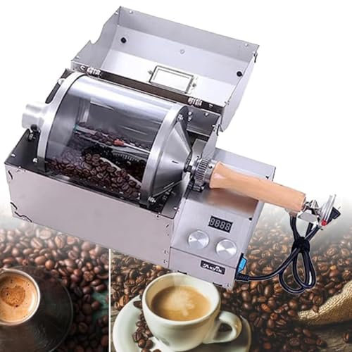 LYDBMYT Torréfacteur de Grains de café, Machine de torréfaction de Grains de café en Tambour de 500 g, torréfacteur de Grains de café Professionnel pour Restaurant, pour la Cuisson des Grains de café
