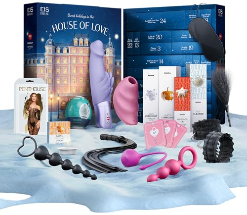 EIS Calendrier de l’Avent Érotique Deluxe 2025 pour Adultes, Célibataires et Couples | 24 Cadeaux Intimes avec Satisfyer, Sextoys FUN FACTORY | Valeur +650€