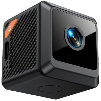 YIZITU Webcam WiFi 4K UHD WiFi Small Design Infrares Night Visioning Smartest Sensorings per Monitoraggio della Sicurezza Home Office Monitoraggio Automatico Motion Sensorings Webcam