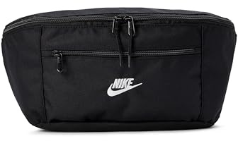 Nike Heritage Waistpack (X-Large), Black/Black/White, MISC