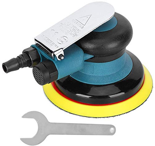Levigatrice 2x72 portatile pneumatica 5 per lucidatura acciaio inox - Regolabile e bassa vibrazione, ideale per carrozzeria auto e lavorazioni orbitale