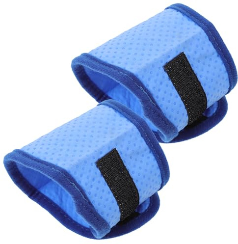 Luxshiny 2pcs Dog Cooling Ice Scarf Pet Summer Collar for Dogs Reusable Ice Collar for Cooling Bandana