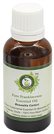 R V Essential El incienso puro 5ml de aceite esencial (0.169 oz)- Boswellia Carterii (100% puro y natural de Grado Terapéutico) Pure Frankincense Essential Oil