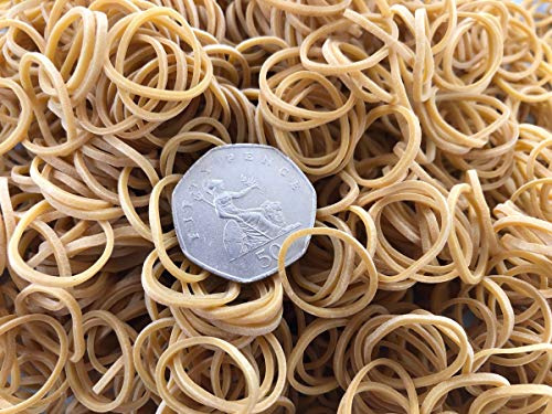 900 x Small 1 First Steps ® Rubber Elastic Bands 25mm x 1.1mm No.8