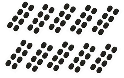 10pcs Eyeglass Nose Pads Anti Slip Foam Nose Pads Soft Nose Pads Sponge for Glasses Eyeglasses Sunglasses Black