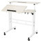 SogesHome Mesa de computadora de Altura Ajustable Escritorio de computadora portátil Estación de Trabajo Mesa de computadora portátil Tablas de Dibujo para Arte, Escritura, Elaboración