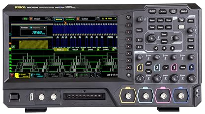 RIGOL Oszilloskop,MSO5204 Mixed-Signal-Oszilloskop,200MHz,100Mpts,8GSa/s,4 analoge Kanäle,16 digitale Kanäle, MSO5000-BND enthalten