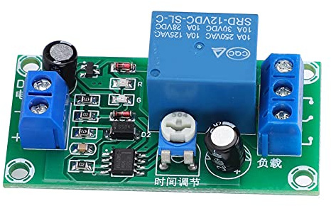 DC 12V Módulo de Relé de Retardo de Tiempo NE555 Tablero de Controlador de Retardo de Relé de Temporizador para Electrónica Automotriz Doméstica