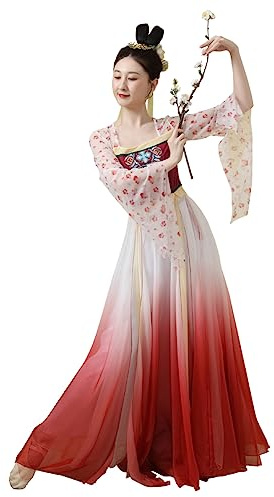 ROYAL SMEELA Hanfu Dinastia tang donna,vestito hanfu cinese,vestiti Tradizionale Cinese Hanfu da Donna,Costume Tradizionale Cinese Antico Abito Hanfu,Abiti Hanfu Stile Cinese,Costumi Cosplay Hanfu