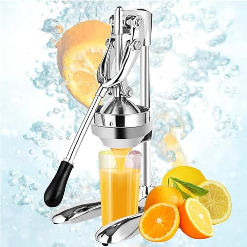 Exprimidor De Cítricos Comercial, Exprimidor Manual Profesional De Frutas, Exprimidor De Naranjas De Acero Inoxidable, Exprimidor De Naranjas Resistente Para Limón Fresco, Granada Y Lima