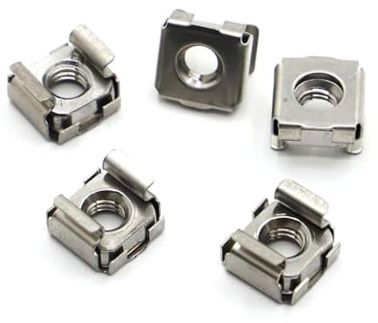 Schwimmende Käfigmutter mit Vierkantmutter M4-m10, Typ 1, M5 5St