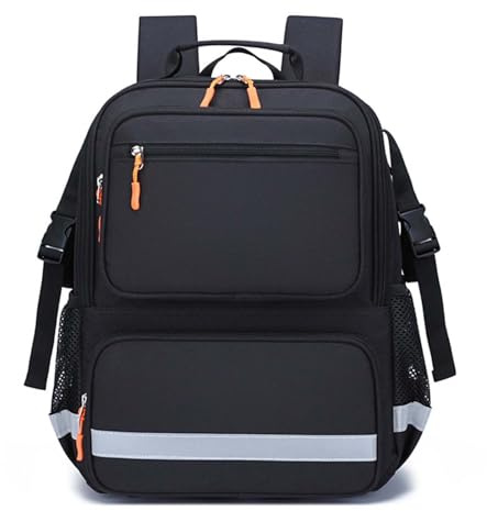 Cubstone Rollstuhltasche Hinten,Elektromobil Rucksack mit Reflektierendem Streifen,Leichte Tragende Aufbewahrungstasche,Geschenk Für Rollstuhlfahrer-Wasserdichtes-Große Kapazität(E)