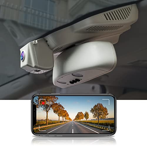 Fitcamx Dashcam Vorne Hinten 2160P+1080P kompatibel mit Mercedes-Benz GLE GLS 350 450 400 2016 2017 2018 2019 W166 X166 (Model B), OEM Dashcam 4K Video WiFi, G-Sensor, Loop-Aufnahm, WDR, 128 GB-Karte