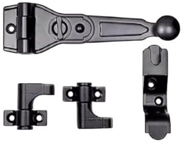 Kit Base UNICA AGB per Spagnoletta a 1 o 2 Ante | Sistema di Chiusura per Infissi in Legno o Alluminio | Mod. 893 | AERREGI (Base Normale 2 Ante)