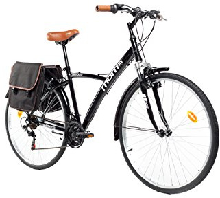 Trakking Fahrrad, HYBRID 28” Moma Bikes, Aluminium SHIMANO 18 Geschwindigkeiten, Vorne Federung