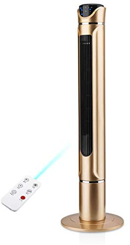 CGF-Pedestal Fans Oscillating Cooling Tower Fan Air Conditioner, 3 Speed 3 Wind Mode Swing Head Rotating Oscillation Silent Tower Fan, 7.5 Hour Timer and Remote Control, 50W, White, Rose Gold, Gold