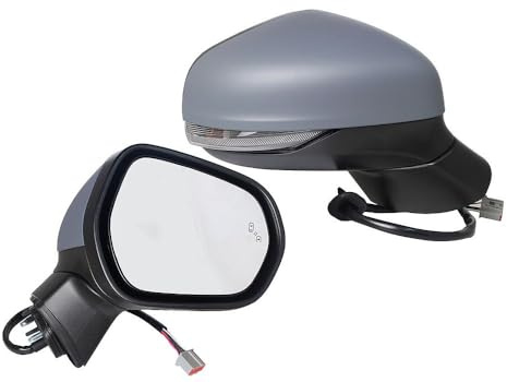 ALKAR 6142743 Außenspiegel Seitenspiegel Rechts Beheizbar Anklappbar Elektrisch mit Blinklicht Kompatibel mit FORD Fiesta Mk7 Schrägheck für Linkslenker für Rechtslenker 2085085 2085099 2085105 | 6142743 Kompatibel mit Fiesta Vii (hj, Hf),fiesta Vii Van