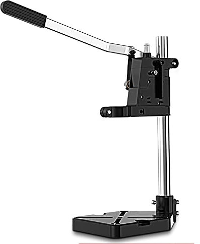 LXX Drill Press Stand, Drill Press Stand Table for Hand Drill, Adjustable Benchtop Drill Press for Rotary Tool Bench Clamp for Drilling Collet