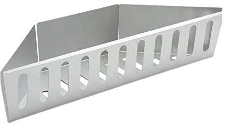 Linsition Panier à Bois | Porte-briquets à Bois argenté | Plateau à Bois pour Barbecue, Argent